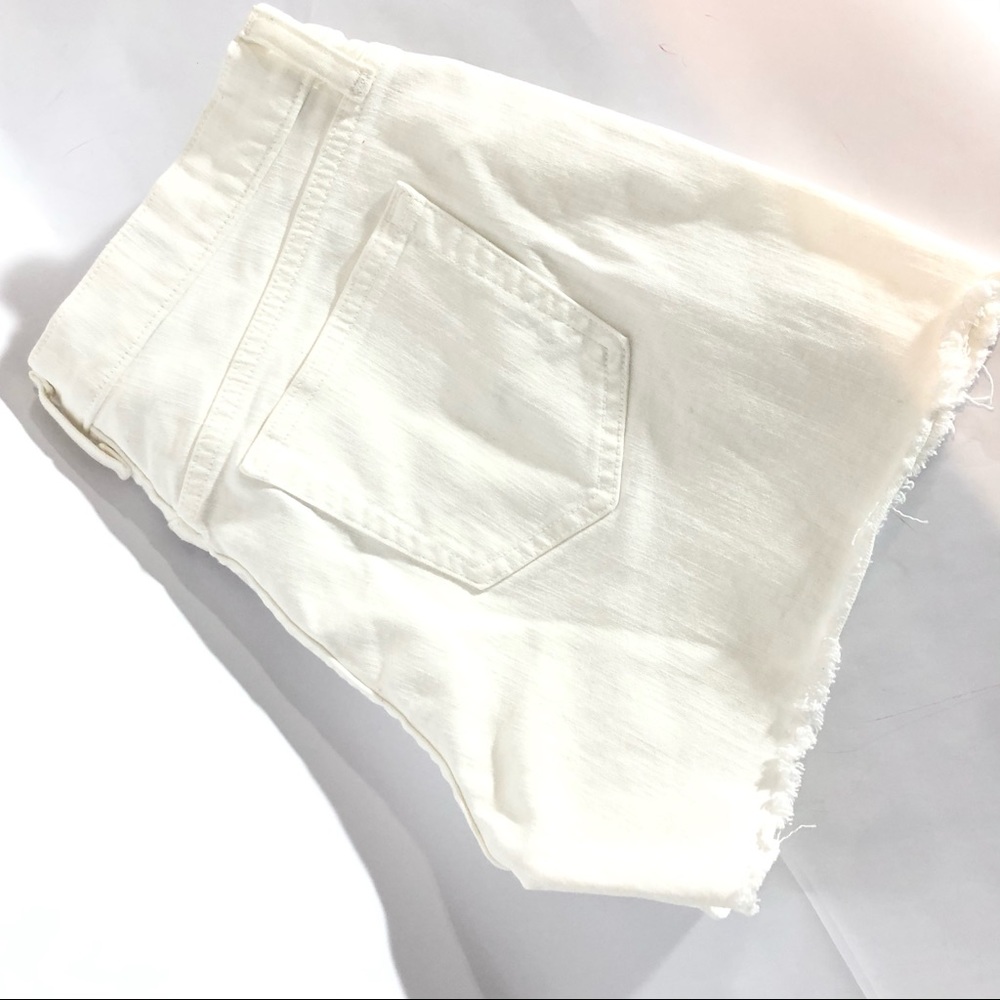 J crew white denim shorts